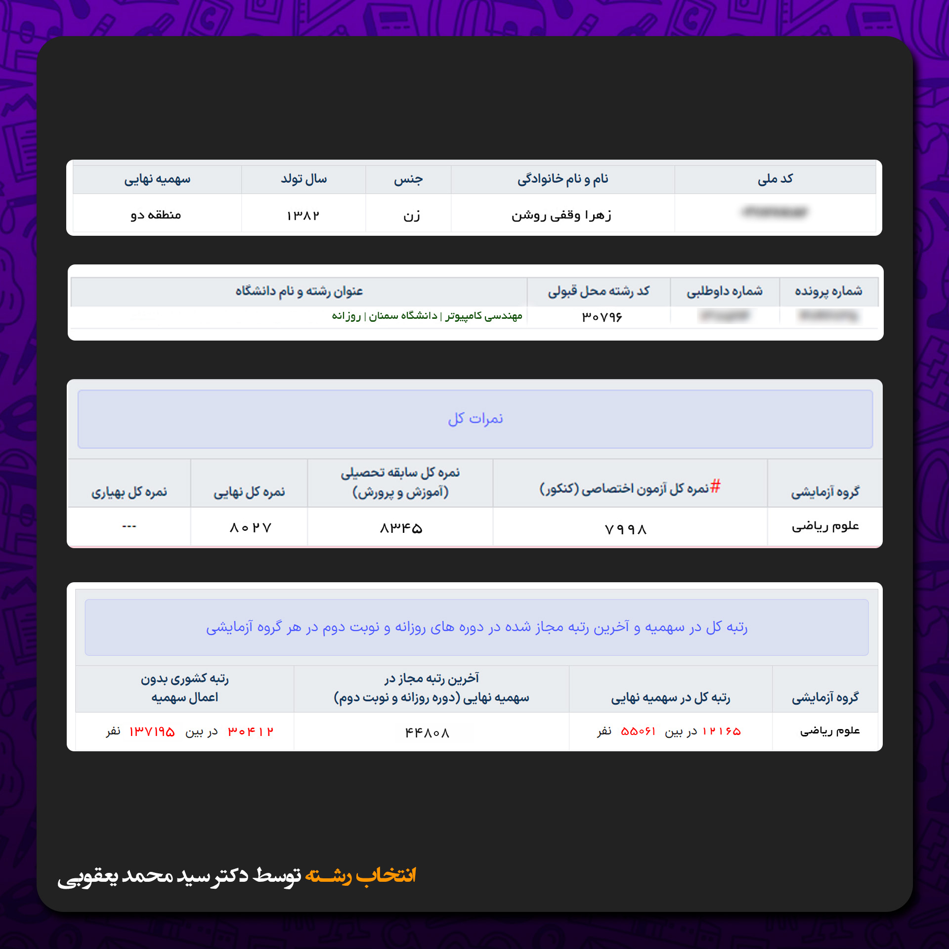 صفحه دوم - زهرا وقفی